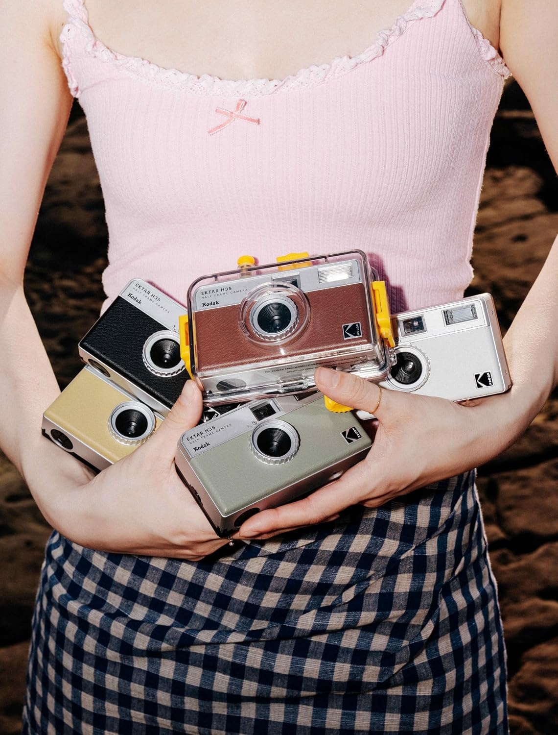image:imageWaterproof Case for KODAK EKTAR H35N amp H35 Half Frame Film Camera Reusable Durable 5m Underwater Simple Use TravelFriendly Camera Film amp AAA Battery are not Included