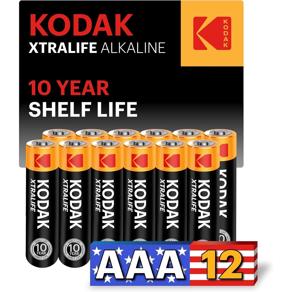 image:imageKODAK AAA Alkaline Batteries 60 Pack Triple A Battery LR03 15V12 x AAA Batteries