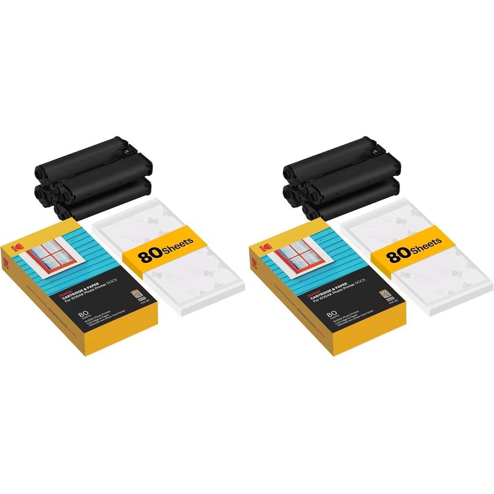 image:imageKODAK Dock 4x6 Cartridge Refill 80 Sheets Dock Plus amp Dock Era160 Pack