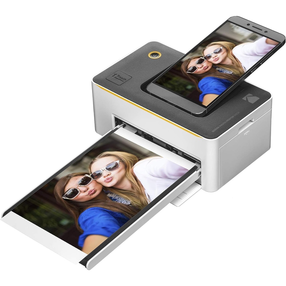 image:imageKODAK Dock Premium 4x6 Portable Instant Photo Printer 2022 Edition Bundled with 120 Sheets Full Color Photos 4Pass amp Lamination Process Compatible with iOS Android and Bluetooth DevicesBluetooth Edition 10 Sheets