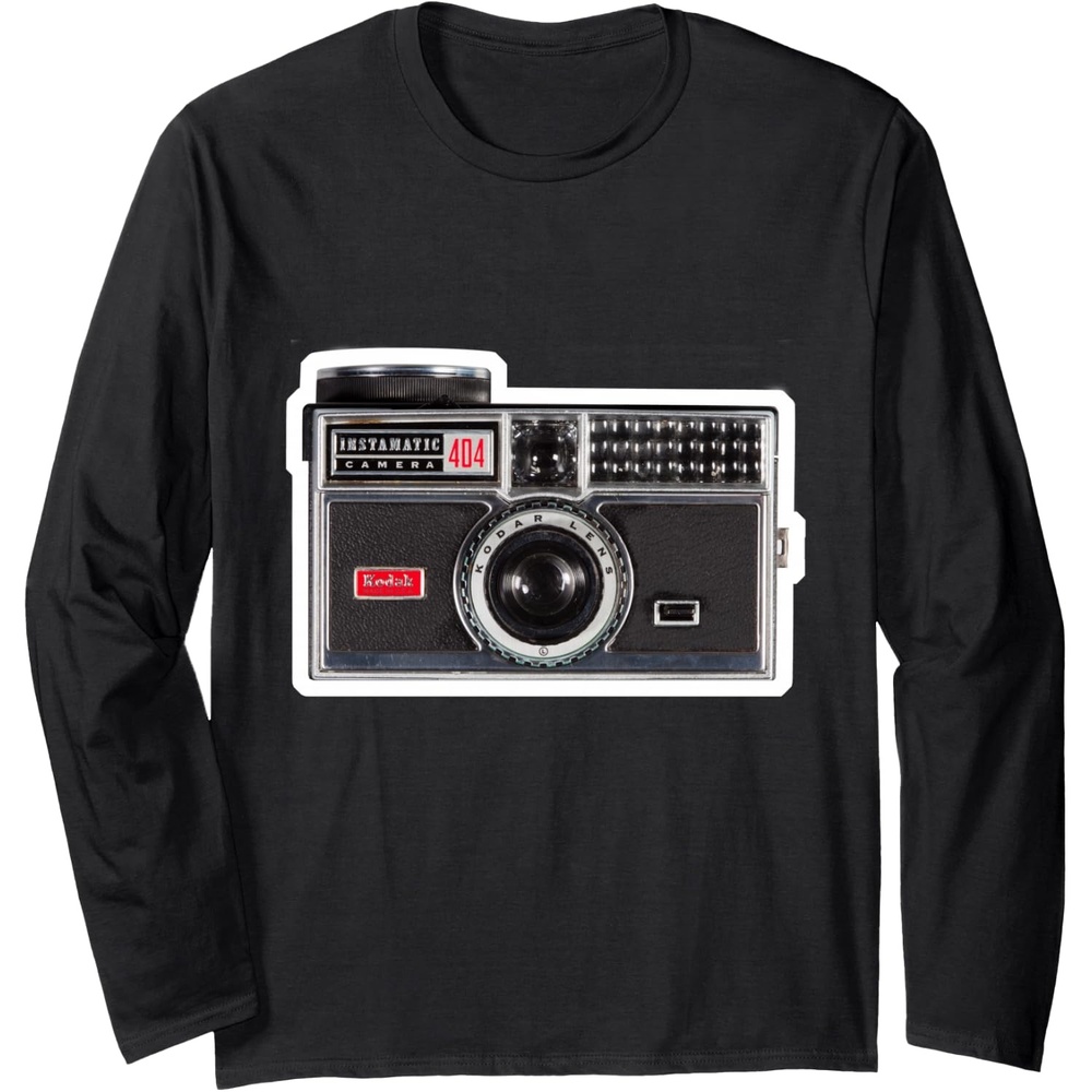 image:imageKODAK INSTAMATIC Camera Design Long Sleeve TShirtBlack