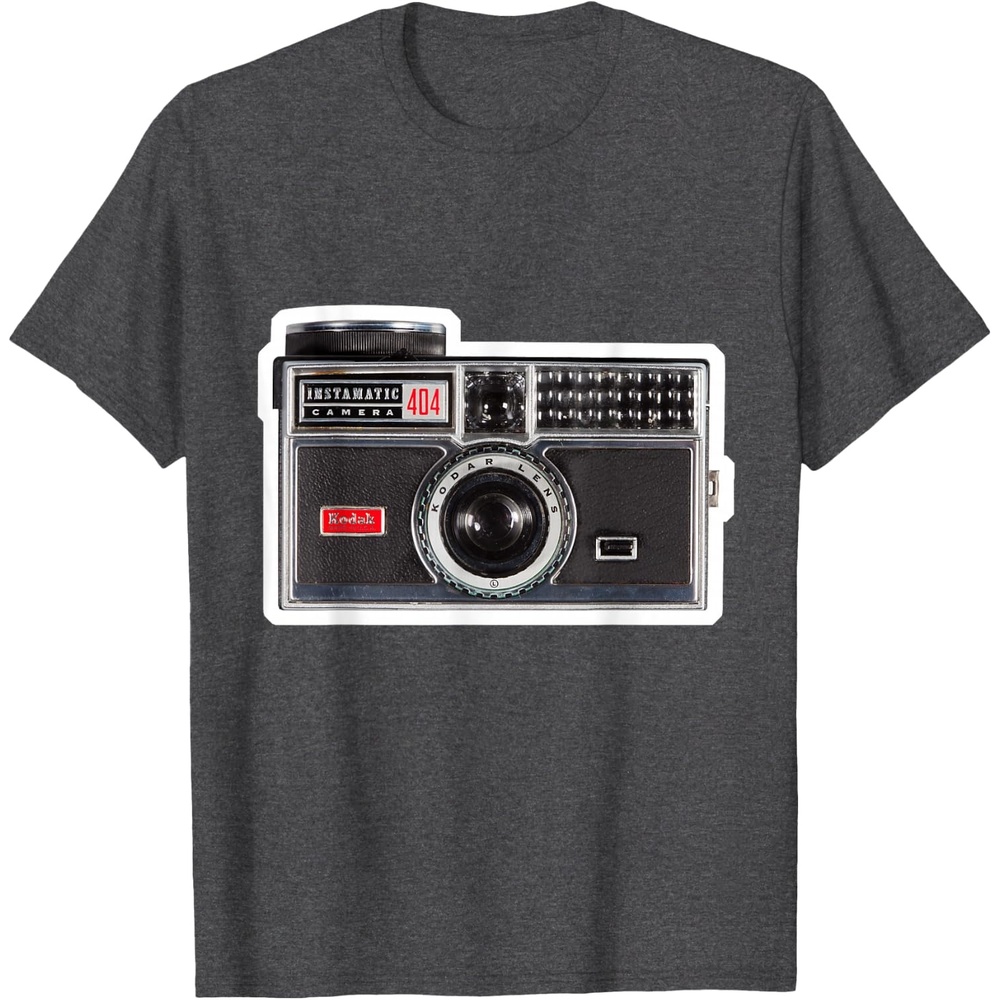 image:imageKODAK INSTAMATIC Camera Design TShirtDark Heather Grey