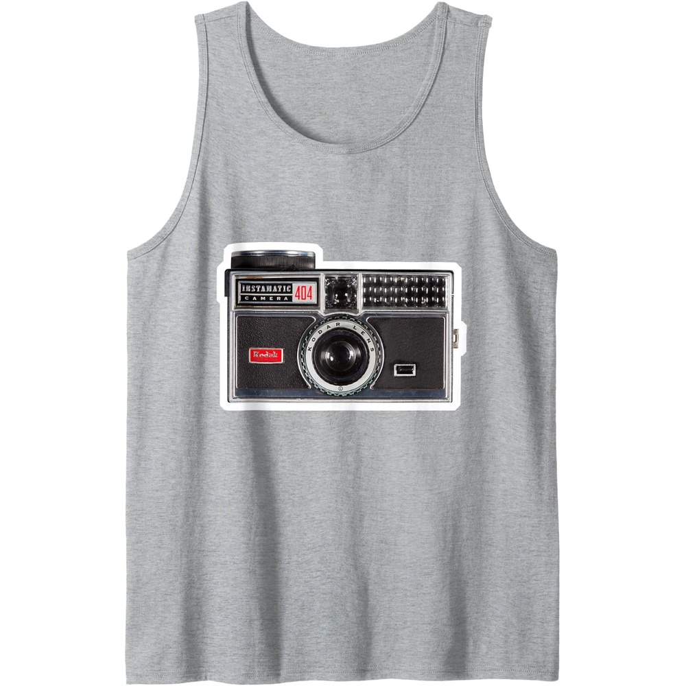 image:imageKODAK INSTAMATIC Camera Design Tank TopHeather Grey