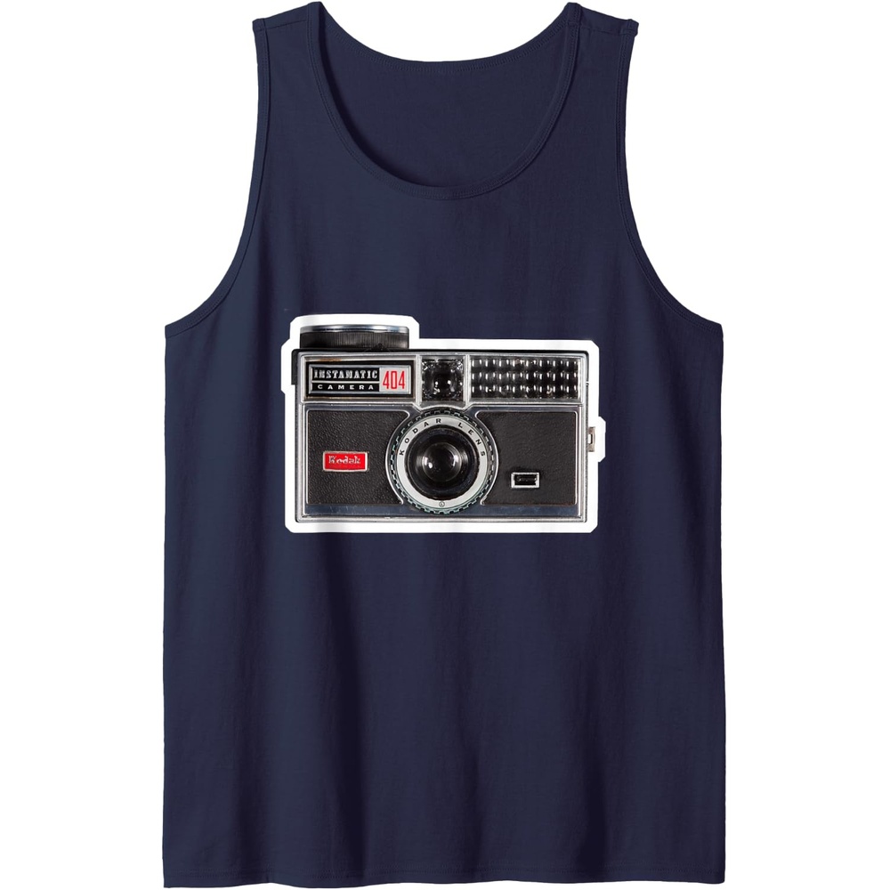 image:imageKODAK INSTAMATIC Camera Design Tank TopNavy Blue