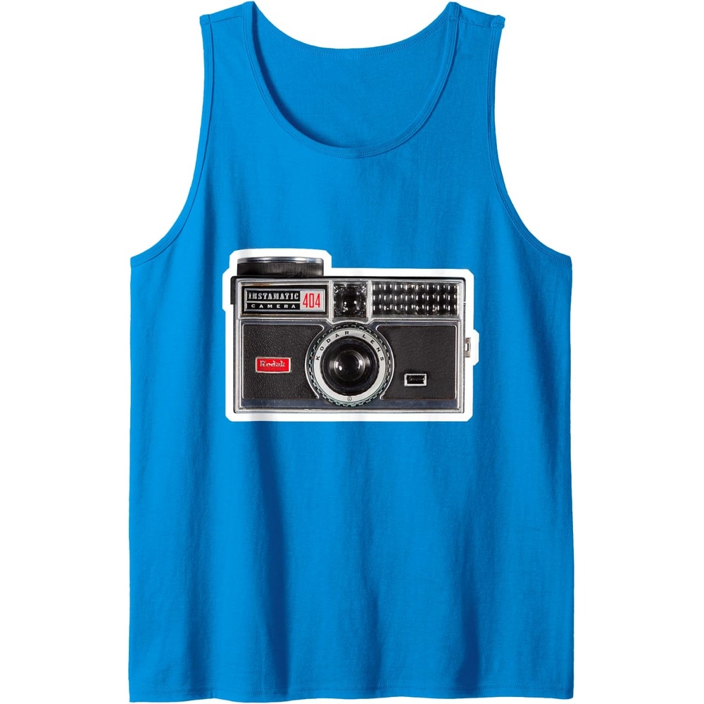 image:imageKODAK INSTAMATIC Camera Design Tank TopSapphire Blue