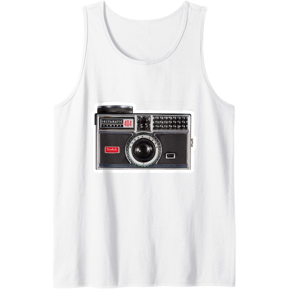 image:imageKODAK INSTAMATIC Camera Design Tank TopWhite