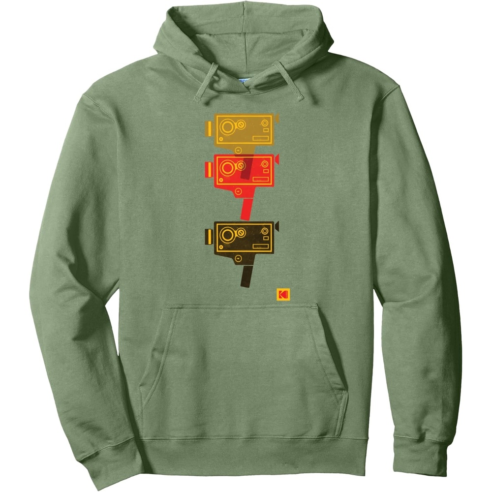 image:imageKODAK M7 Movie Camera Art Pullover HoodieSage Green