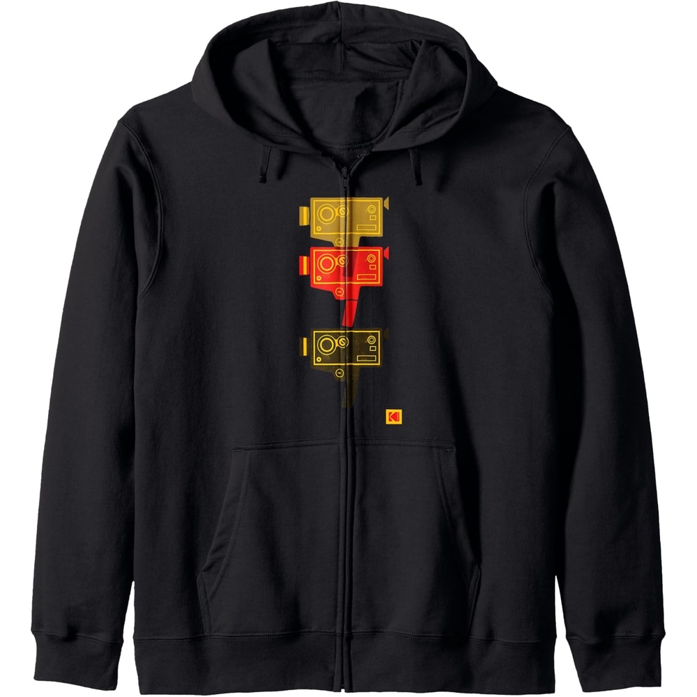 image:imageKODAK M7 Movie Camera Art Zip HoodieBlack