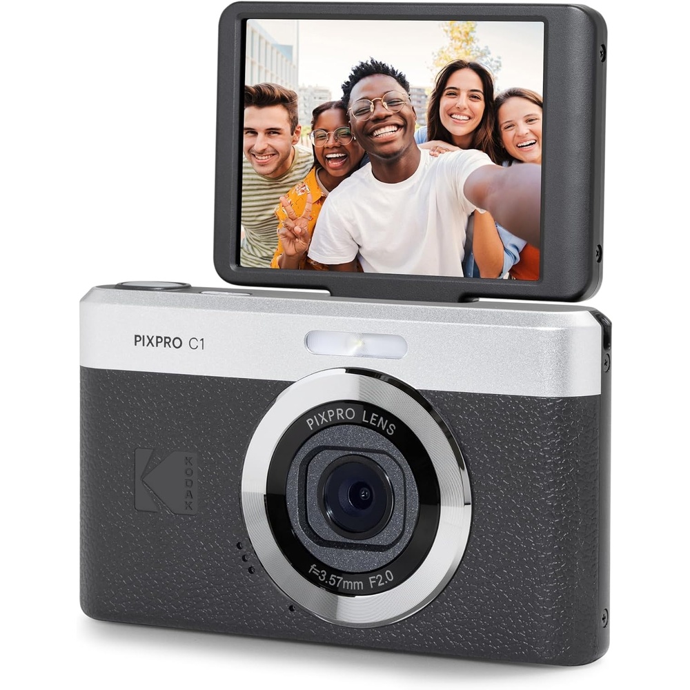 image:imageKODAK PIXPRO C1 13MP Compact Digital Camera 26mm Fixed Lens BlackBlack