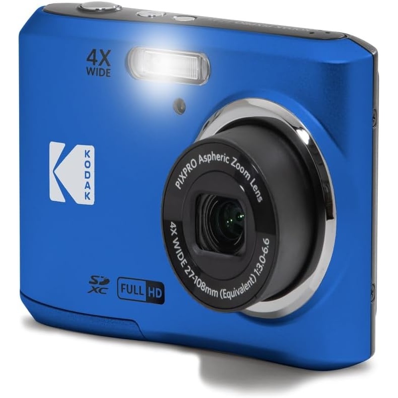 image:imageKODAK PIXPRO FZ45 16MP Compact Digital Camera 4X Optical Zoom AA RedBlue