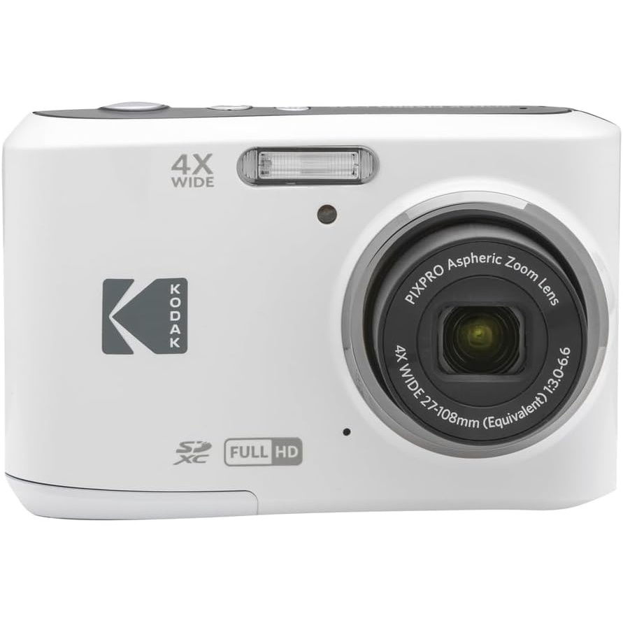 image:imageKODAK PIXPRO FZ45 16MP Compact Digital Camera 4X Optical Zoom AA RedWhite