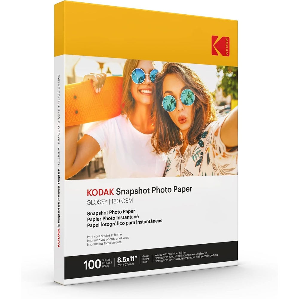 image:imageKODAK Photo Paper Gloss 4 X 6 SNAPSHOT 100 count 48lb180 gm 285MIL 41305 THIS PRODUCT IS NOT COMPATIBLE WITH THE KODAK DOCK PRINTER85 X 11  100PK