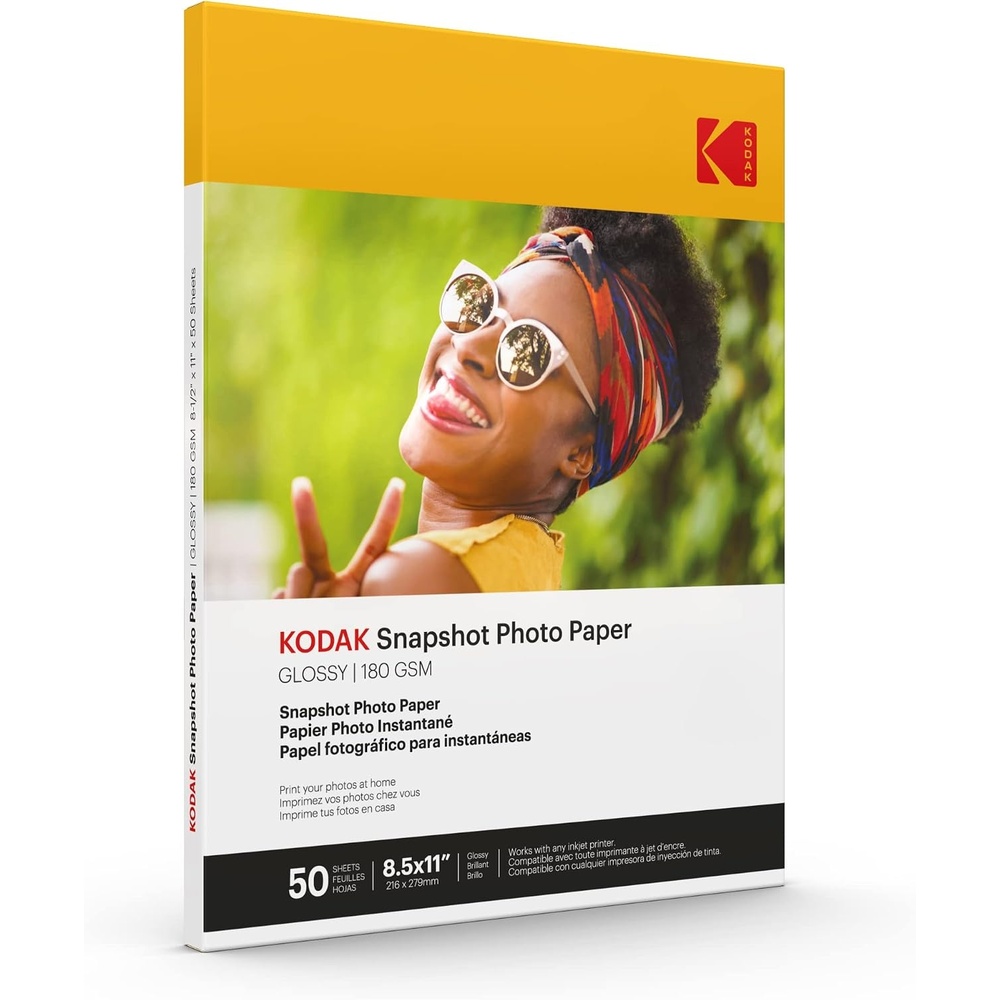 image:imageKODAK Photo Paper Gloss 4 X 6 SNAPSHOT 100 count 48lb180 gm 285MIL 41305 THIS PRODUCT IS NOT COMPATIBLE WITH THE KODAK DOCK PRINTER85 X 11  50PK