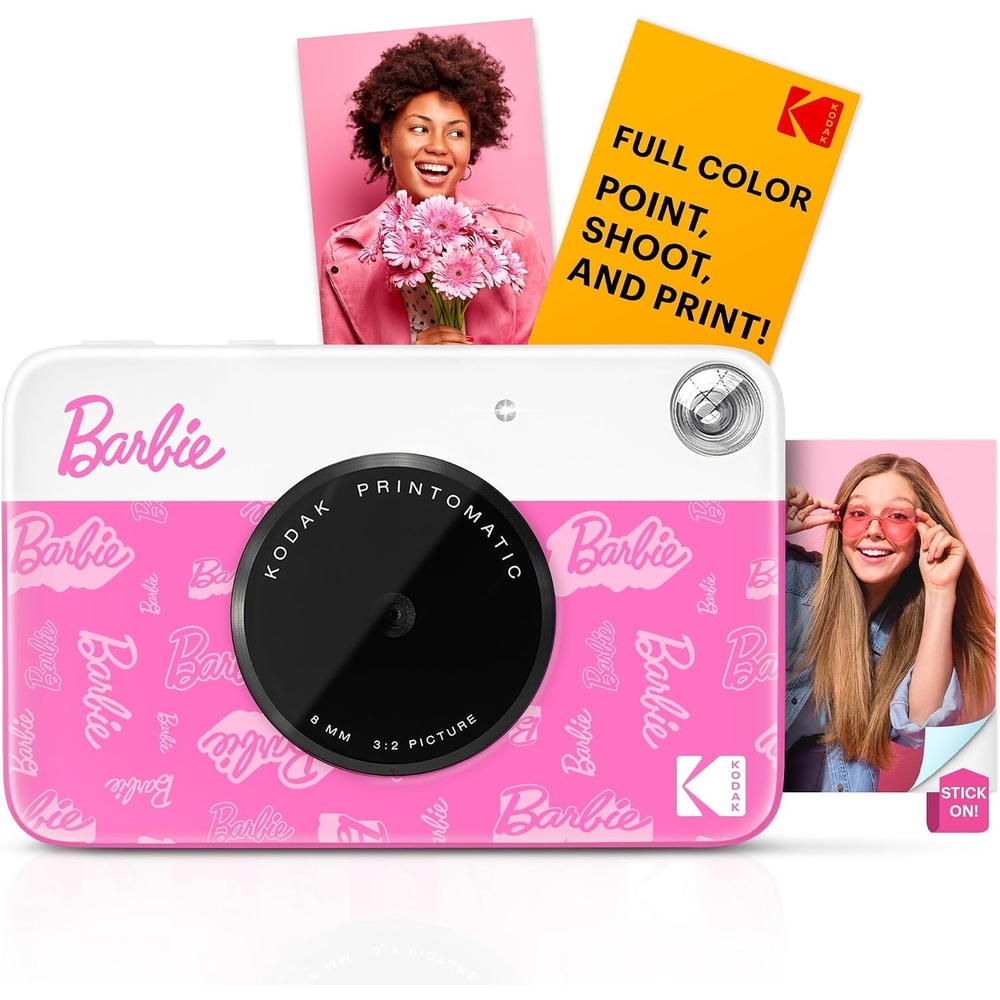 image:imageKODAK Printomatic FullColor Instant Print Digital Camera Zink 2x3 51x75 cm StickyBack Photo Paper 5MP Portable Creative Fun Gift for Birthday Christmas Holiday PinkSignature Style