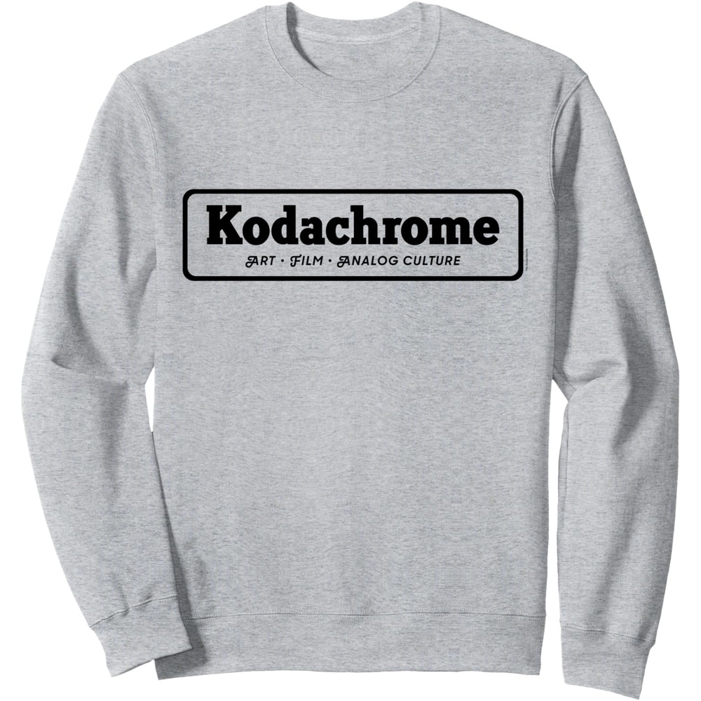 image:imageKodachrome Logo Design Black SweatshirtHeather Grey