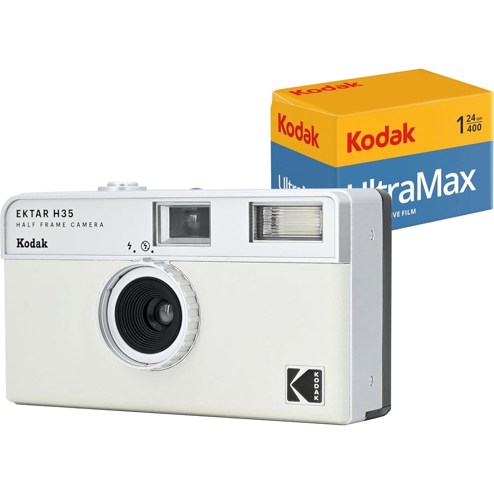 image:imageKodak EKTAR H35 Half Frame Film Camera OffWhite SingleOffwhite