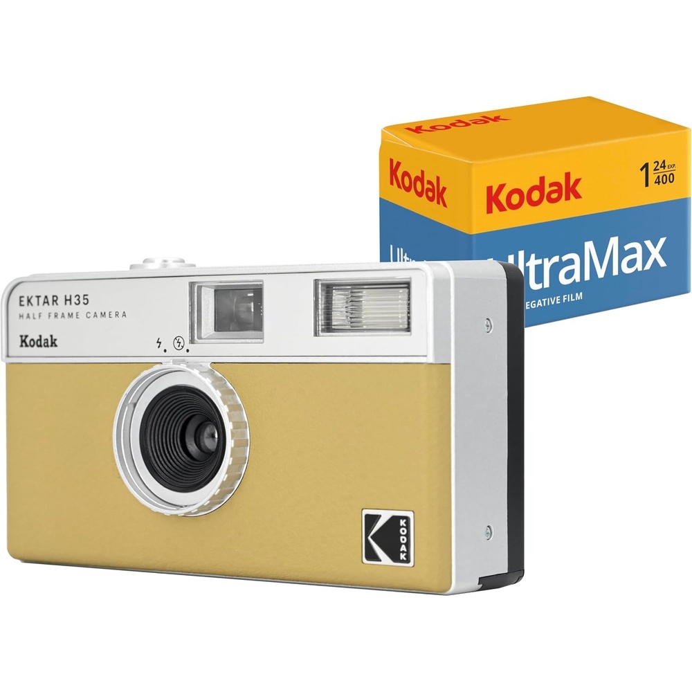 image:imageKodak EKTAR H35 Half Frame Film Camera OffWhite SingleSand