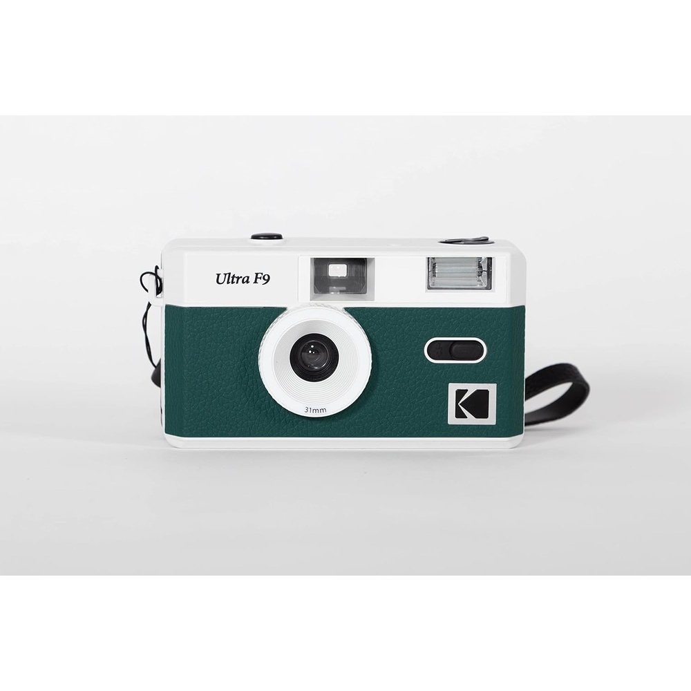 image:imageKodak Kodak Ultra F9 Film Camera 14 inches 35 mm White x GreenWhite  Green