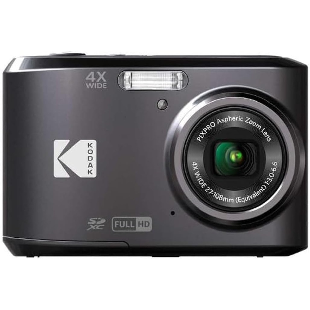 image:imageKodak PIXPRO Friendly Zoom FZ43BK 16MP Digital Camera with 4X Optical Zoom and 27 LCD Screen BlackBlack