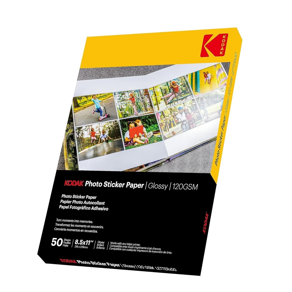 image:imageKodak photo paper 4 x 6 glossy 100 count 66 lb  240 gm 411759891181 THIS PRODUCT IS NOT COMPATIBLE WITH THE KODAK DOCK PRINTER85 x 11  50 Sheets