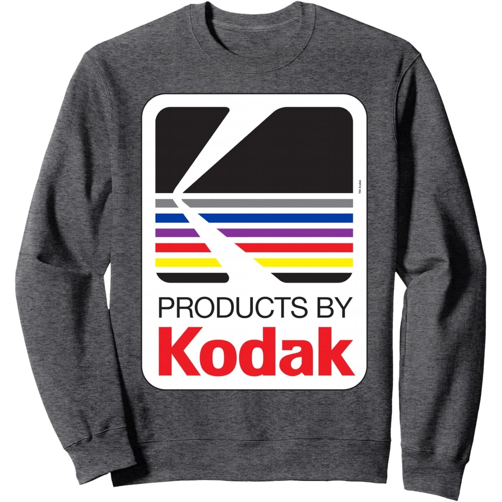 image:imageProducts By Kodak Vintage Logo SweatshirtDark Heather Grey