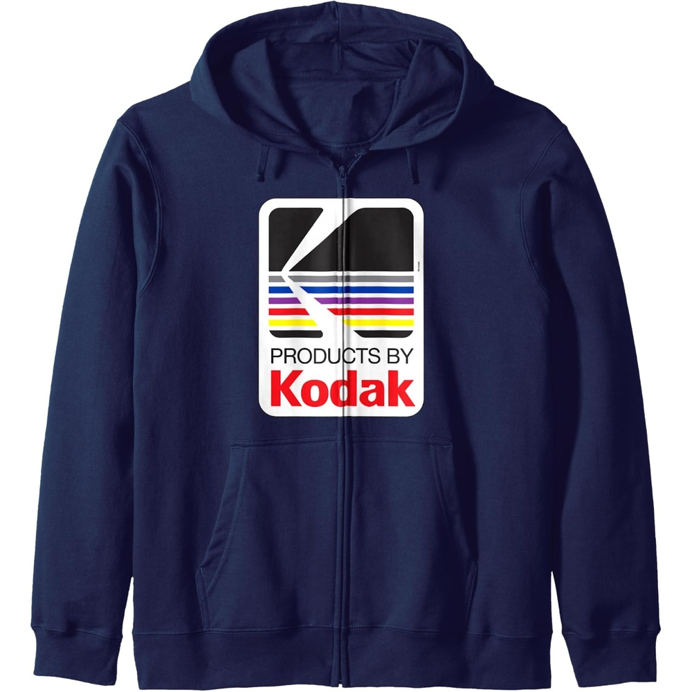 image:imageProducts by Kodak Vintage Logo Zip HoodieNavy Blue