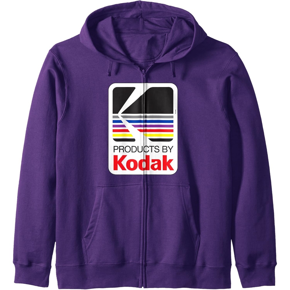 image:imageProducts by Kodak Vintage Logo Zip HoodiePurple