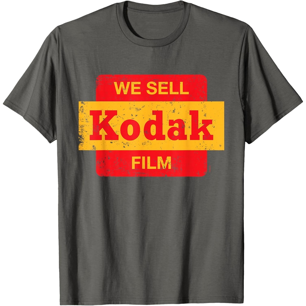 image:imageVintage We Sell Kodak Film Retail Sign Design TShirt SmallAsphalt Grey