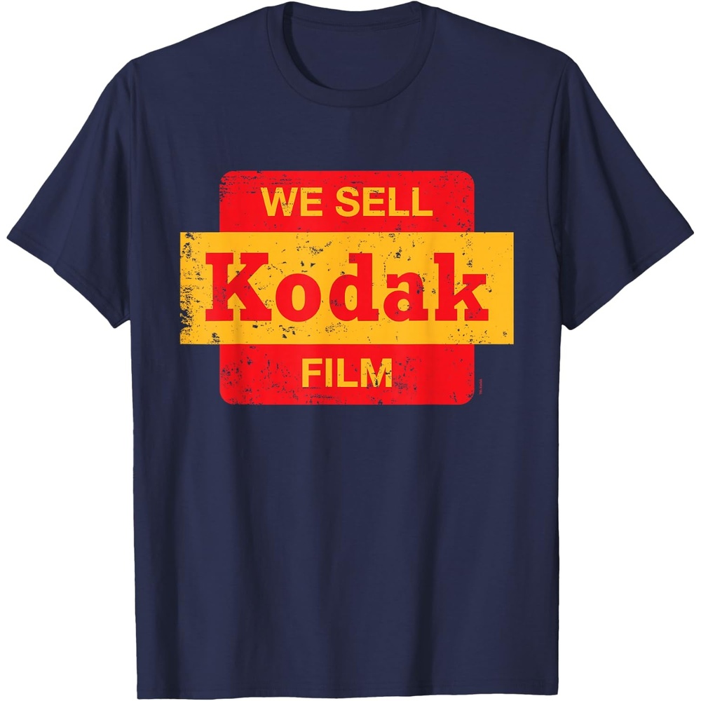 image:imageVintage We Sell Kodak Film Retail Sign Design TShirt SmallNavy Blue