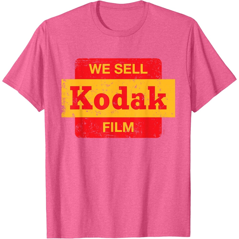 image:imageVintage We Sell Kodak Film Retail Sign Design TShirt SmallPink Heather
