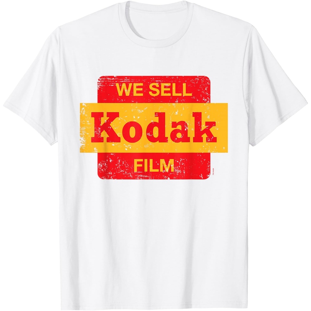 image:imageVintage We Sell Kodak Film Retail Sign Design TShirt SmallWhite