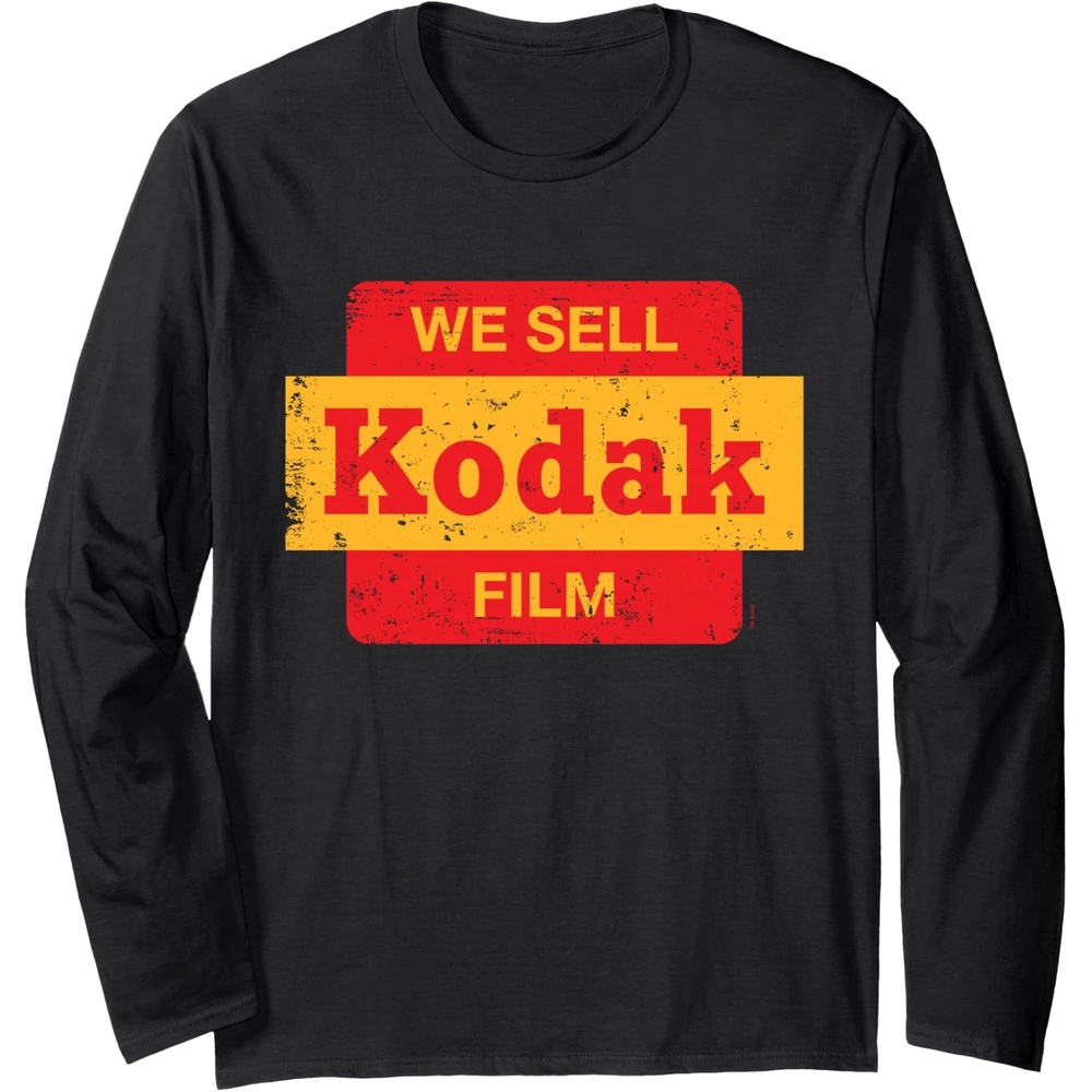 image:imageVintage We Sell Kodak Film Retail sign design Long Sleeve TShirtBlack