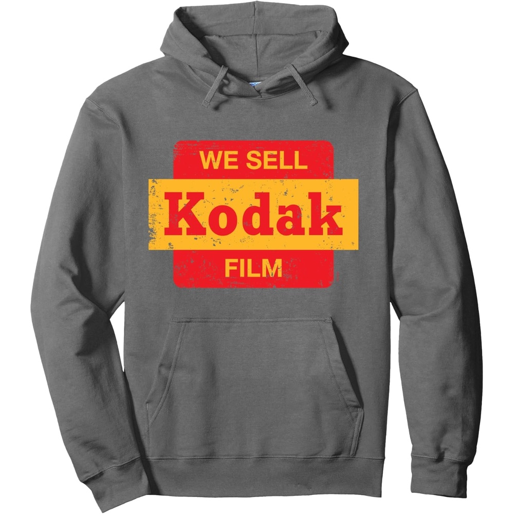 image:imageVintage We Sell Kodak Film Retail sign design Pullover HoodieAsphalt Grey