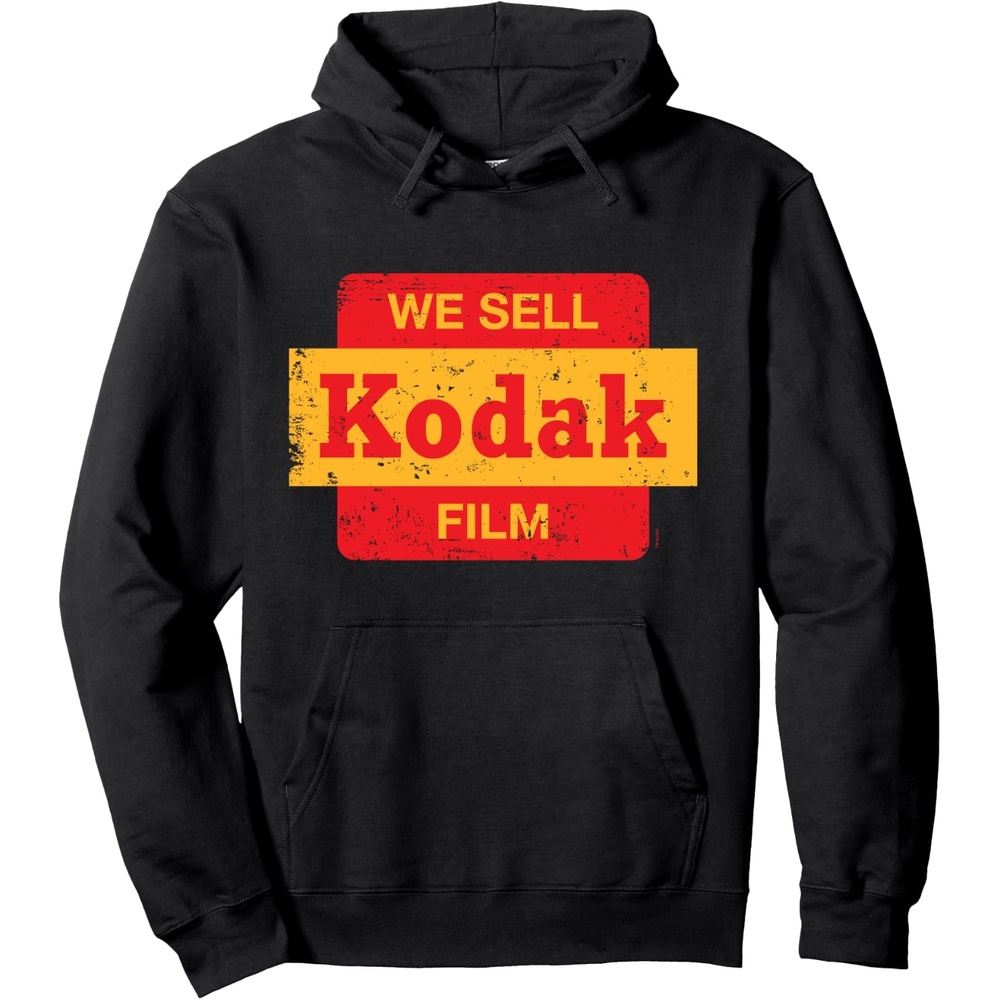 image:imageVintage We Sell Kodak Film Retail sign design Pullover HoodieBlack