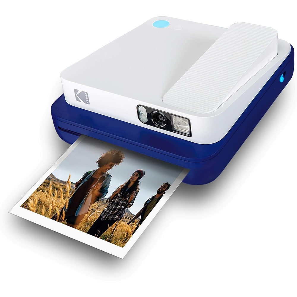 image:imageZink KODAK Smile Classic Digital Instant Camera for 35 x 425 Zink Photo Paper Bluetooth 16MP Pictures Blue