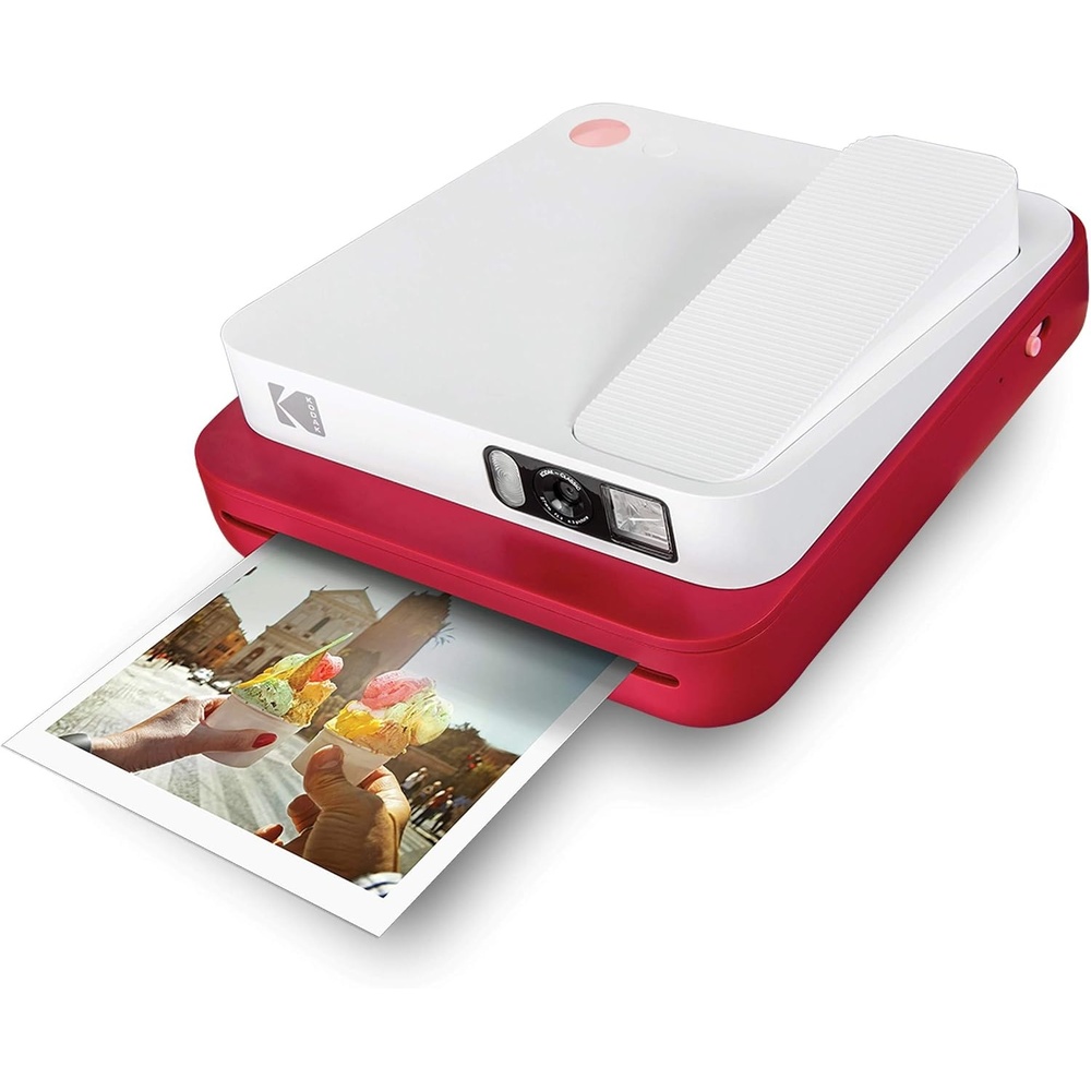image:imageZink KODAK Smile Classic Digital Instant Camera for 35 x 425 Zink Photo Paper Bluetooth 16MP Pictures Red
