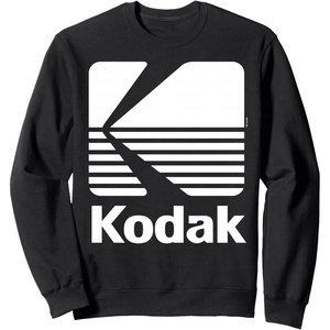 80’s Vintage Kodak Logo – White Sweatshirt(Black)