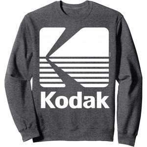 80’s Vintage Kodak Logo – White Sweatshirt(Dark Heather Grey)