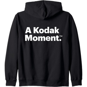 A Kodak Moment Zip Hoodie(Black)