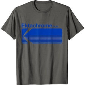 Ektachrome Film Vintage Logo T-Shirt(Asphalt Grey)