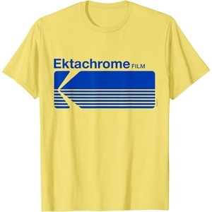 Ektachrome Film Vintage Logo T-Shirt(Lemon Yellow)