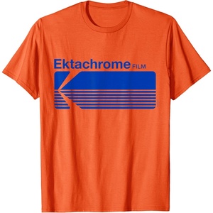 Ektachrome Film Vintage Logo T-Shirt(Orange)