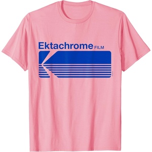 Ektachrome Film Vintage Logo T-Shirt(Pink)