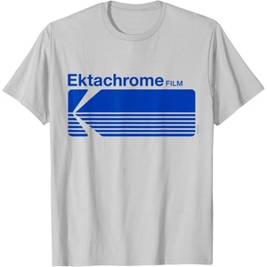 Ektachrome Film Vintage Logo T-Shirt(Silver Grey)