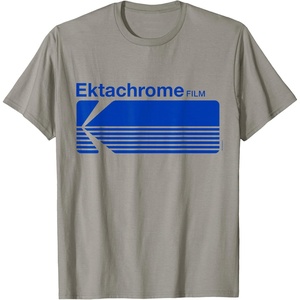 Ektachrome Film Vintage Logo T-Shirt(Slate Grey)