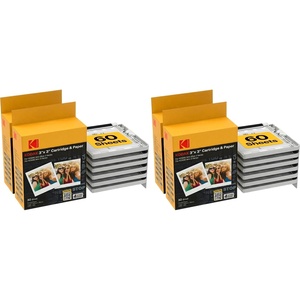 KODAK 4PASS 3×3” Cartridge Refill, 60 Sheets, Mini 3 & Mini Shot 3(120 Pack)