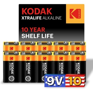 KODAK AAA Alkaline Batteries (60 Pack) Triple A Battery, LR03, 1.5V(10 x 9V Batteries)