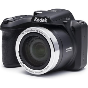 KODAK PIXPRO Astro Zoom AZ401-RD 16MP Point & Shoot Digital Camera with 40X Optical Zoom and 3″ LCD (Red)(Black)