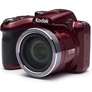 KODAK PIXPRO Astro Zoom AZ401-RD 16MP Point & Shoot Digital Camera with 40X Optical Zoom and 3″ LCD (Red)(Red)