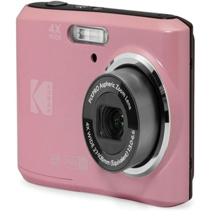 KODAK PIXPRO FZ45 16MP Compact Digital Camera, 4X Optical Zoom, AA, Red(Pink)